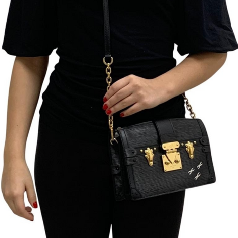 BOLSA MALETA BLACK COURO
