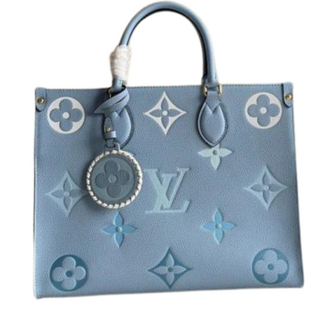 BOLSA LV BLUE COURO LEGÍTIMO