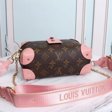 BOLSA LV PINK COURO