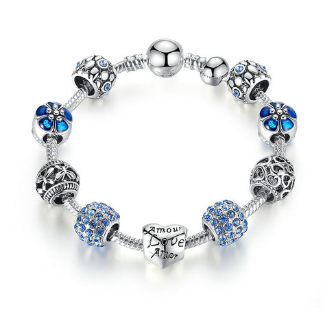 Pulseira Nine Charms Banhada