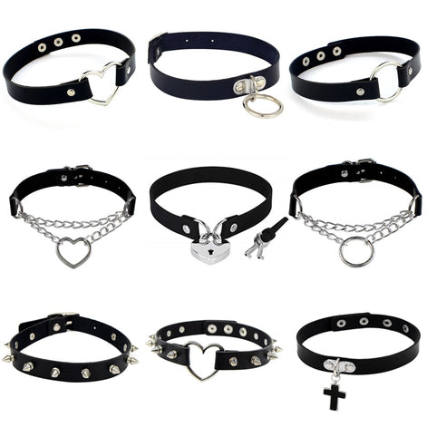 CHOKER DE COURO LEGITIMO